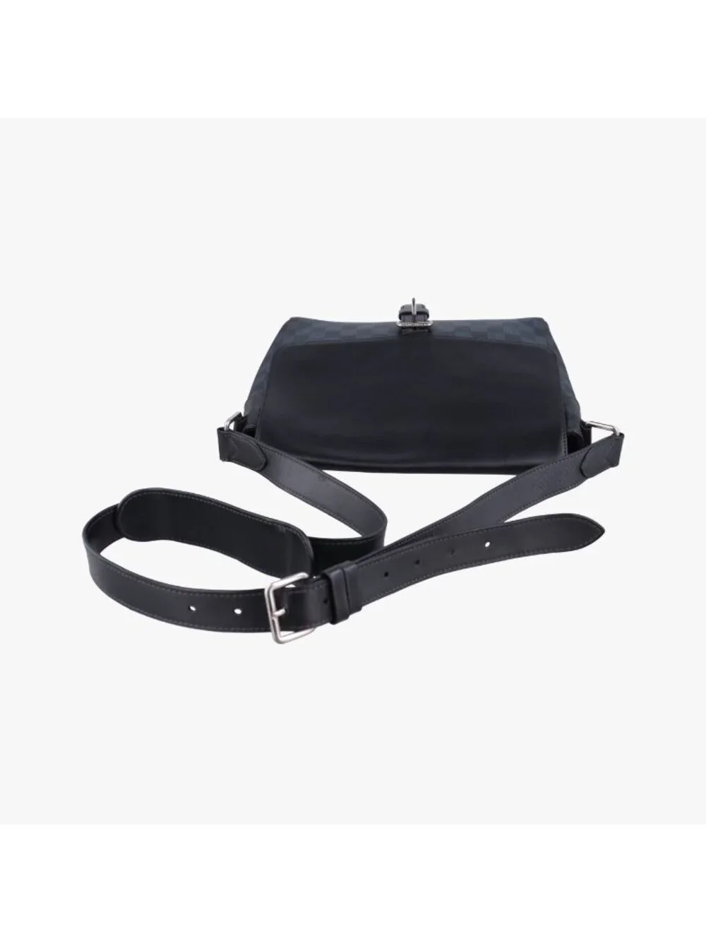 Louis Vuitton Newport Messenger PM Black Navy Damier Cobalt